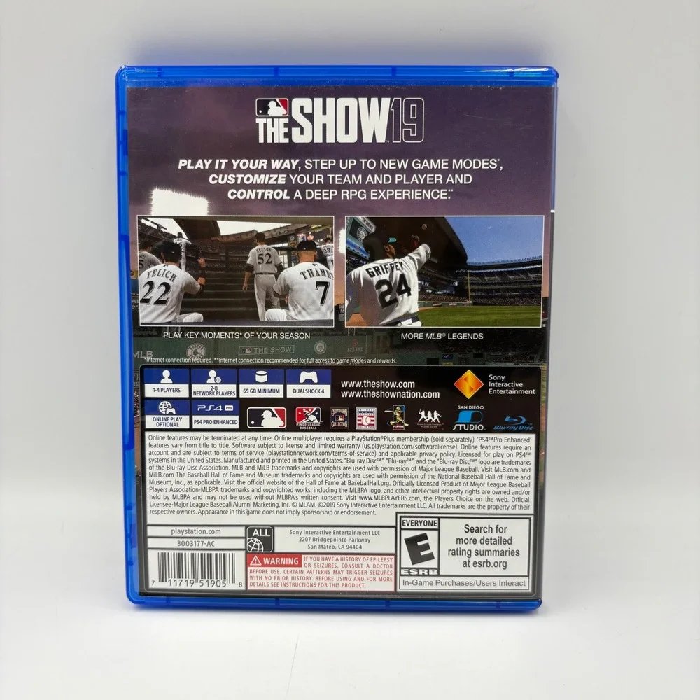 Sony MLB The Show 19 PS4 Bryce Harper Phillies Baseball